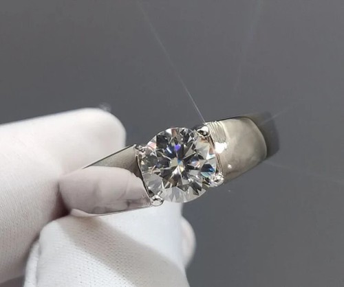 Anello solitario oro - bianco, 10