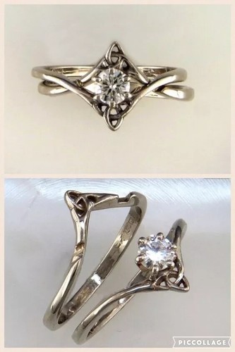 Set anello sposa argento - set,