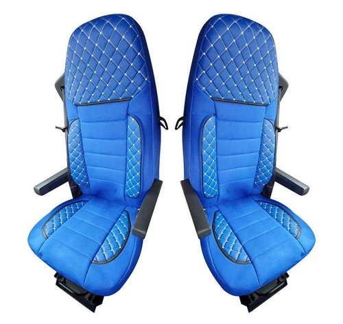 Pezzi coprisedili blu lusso - coprisedili,